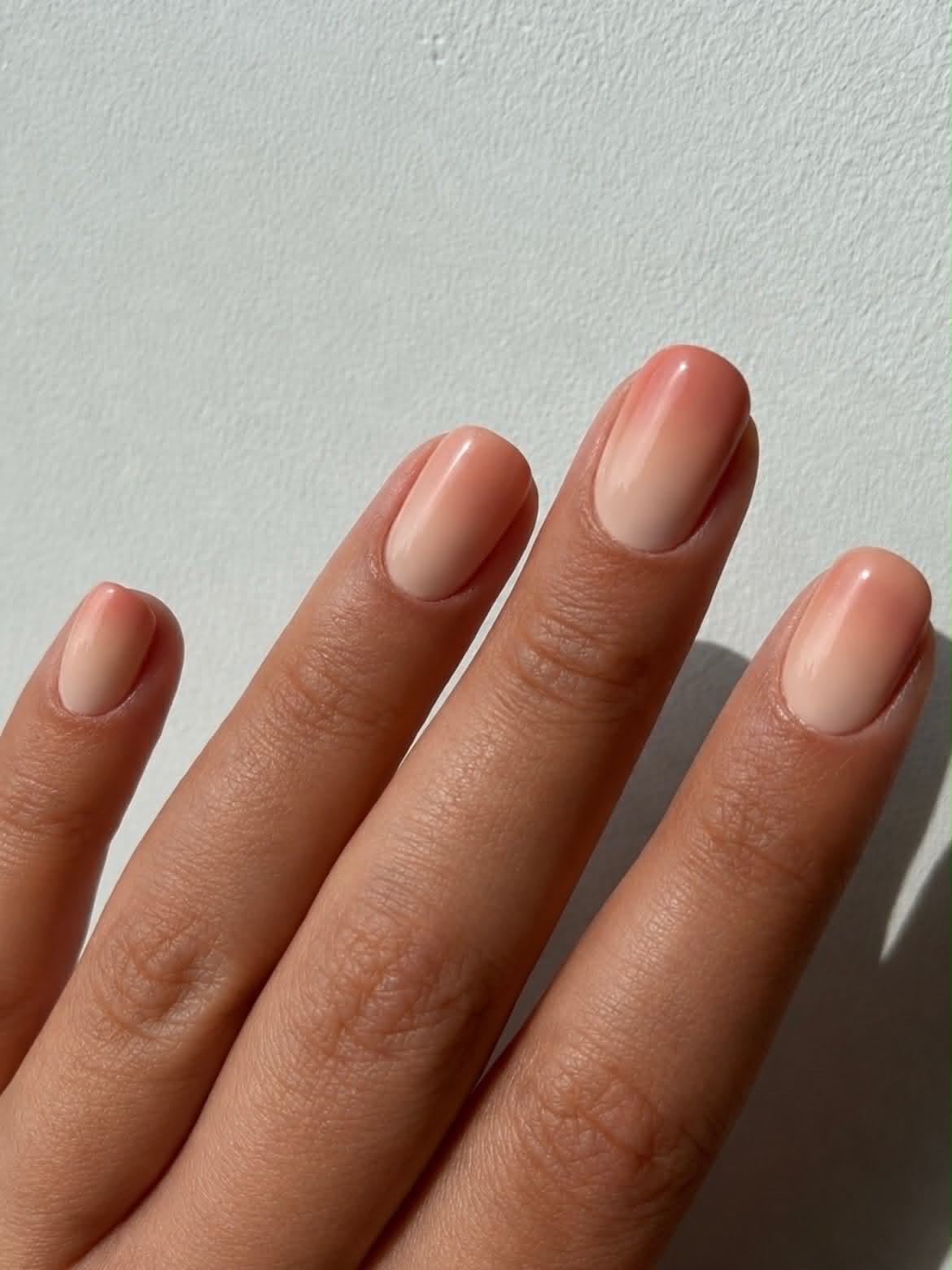 Peach ombre